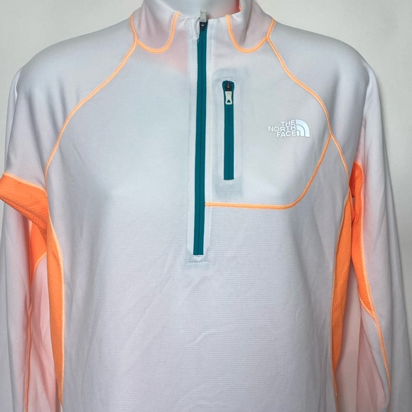 north face flight series womens quarter zip M medium 1/4 Zip Top Active white - Picture 2 of 6